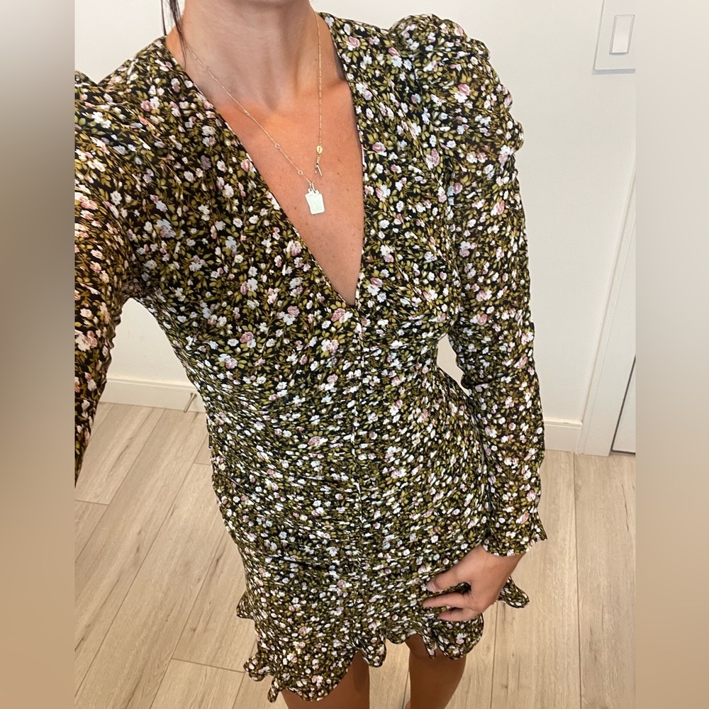 ASTR Ruched Mini Dress - Picture 2 of 16